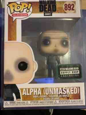 Funko Pop! Alpha Unmasked The Walking Dead #892 Supply Drop Box Exclusive