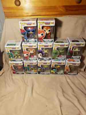 Funko Pop Masters Of The Universe Lot Of 12 w/ exclusives, flocked, chase 