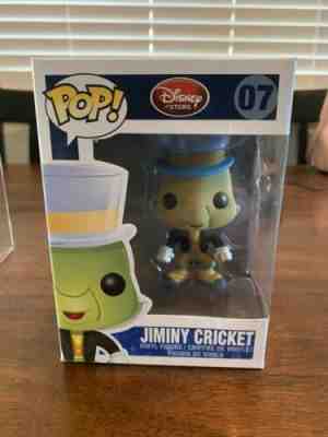 Funko Pop! Disney Store Series 1 Jiminy Cricket 07 VAULTED With Soft Protector