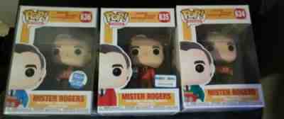 Funko pop lot Exclusive Limited Pop Vinyl 636  Mr Mister Rogers bundle set