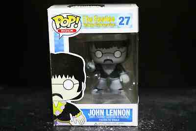 Funko Pop Vinyl Figure Rocks Yellow Submarine Color Reject John Lennon No Signed