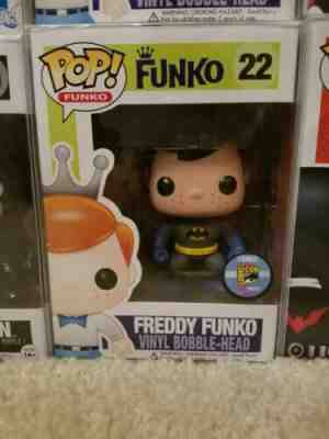 Freddy Funko Pop WB Batman DC #22 SDCC Very Rare HTF! 'ONLY 200' Hard Stack