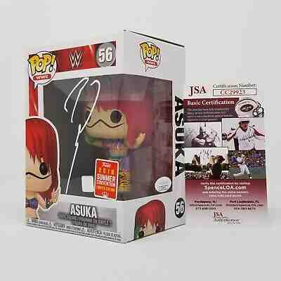 ASUKA SIGNED POP FUNKO FIGURE WWE EMPRESS JSA COA B