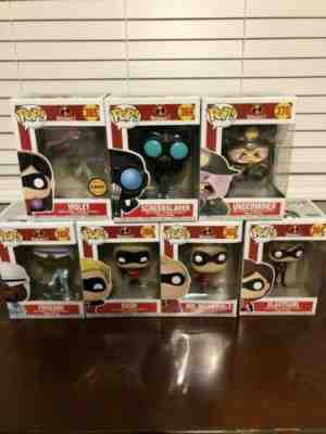 NEW Funko Pop! The Incredibles SET w/ Chase Violet, Dash, Elastigirl, & MORE!