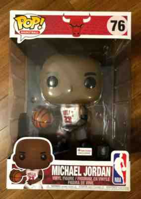 Michael Jordan 10 INCH Funko Pop Footlocker Exclusive #76 White Jersey