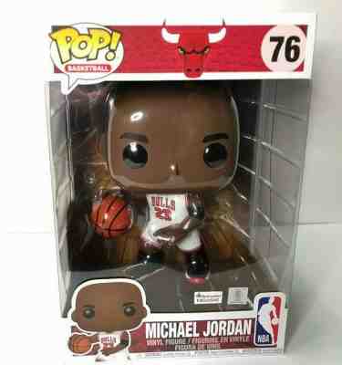 Michael Jordan 10 INCH Funko Pop Footlocker Exclusive #76 White Jersey