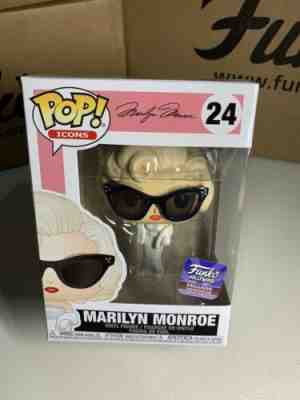 Funko Pop! Icons Hollywood Store Exclusive Marilyn Monroe Sunglasses Blonde 24