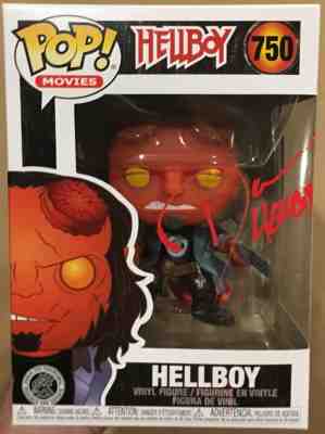 David Harbour Signed Autographed Hellboy Funko Pop COA.