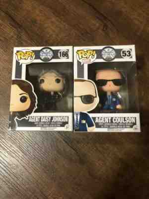 2 NEW FUNKO POP MARVEL AGENTS OF SHIELD COULSON DAISY JOHNSON RARE VAULTED Lot 2