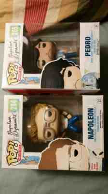 Napoleon Dynamite and Pedro 2 set pop funko used unopened ships fast INSURED