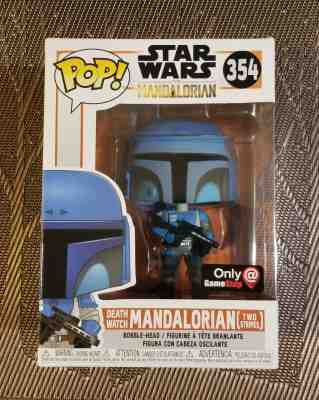 Funko Pop! Star Wars #354 Death Watch Mandalorian Two Stripes (Gamestop) IN HAND