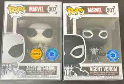 Funko Pop! Marvel #507 Agent Venom & Agent Anti-Venom CHASE PIAB Exclu F2