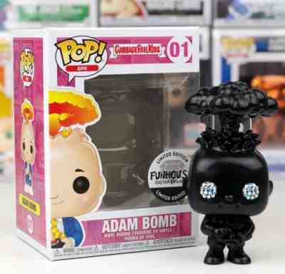 Funko Pop 01 Black Diamond Garbage Pail Kids Adam Bomb Funhouse Custom Exclusive