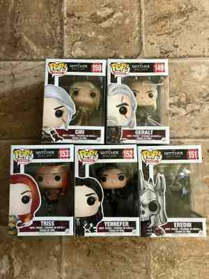 The Witcher 3 Funko Pop Yennefer Triss Ciri Eredin Geralt