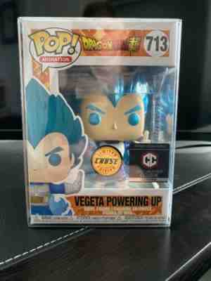 Vegeta Powering Up Funko POP Chase Metallic DBZ #713 Chalice Collectibles