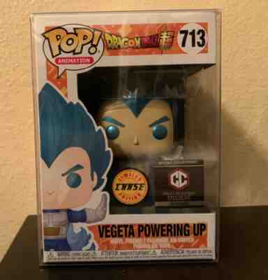 Vegeta Powering Up Funko POP Chase Metallic DBZ #713 Chalice Collectibles