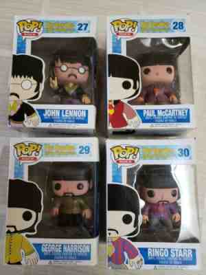 Funko Pop Rock The Beatles Yellow Submarine Set of 4 