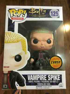 Funko Pop Chase Spike Buffy Vampire Slayer With Protector! Free Shipping!