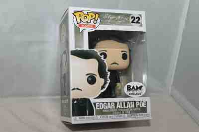 Funko Pop! Vinyl Figure - Icons #22 - Edgar Allan Poe (Raven) - BAM! Exclusive