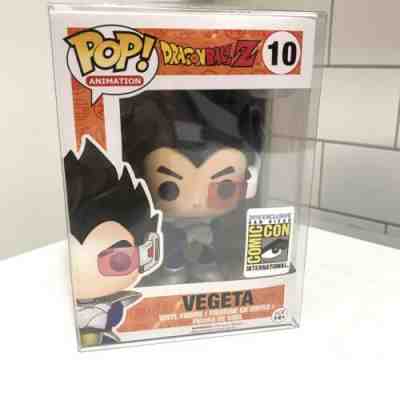 Funko POP Dragon Ball Z 10 Metallic Vegeta 2015 SDCC Exclusive w Sticker DBZ