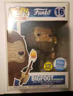 Pop Myths: Bigfoot With Glow Marshmellow Stick Funko Pop Exclusive