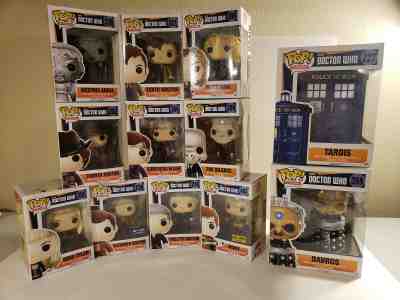 Funko Pop Doctor Who Lot of 12 *Tardis *Rose Tyler *Rory *River Song *Angel