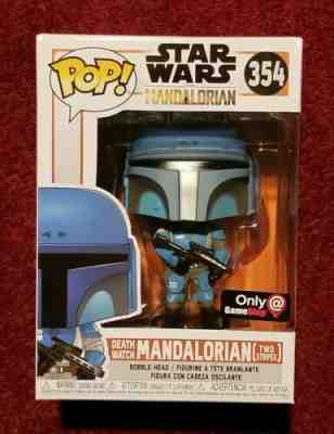 Funko Pop! Star Wars MANDALORIAN #354 DEATH WATCH Gamestop Exclusive IN HAND!