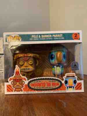 Funko Pop! Pele & Barker Parrot Disney Enchanted Tiki Room Disney Treasures 2pk