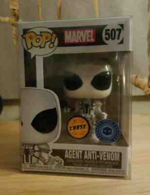 PIAB Exclusive Funko POP! Agent Anti-Venom (507) (Chase)  + Soft Protector 