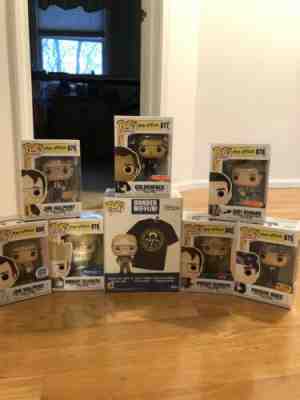 The Office Funko Pop Lot Prison Mike Jim As Dwight Shop Exclusive Jim Etc