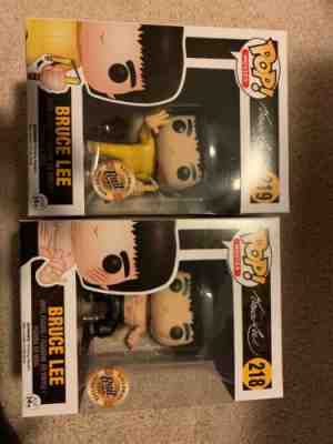 Bruce Lee Funko pops Bait Exlusive First Run Set