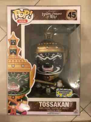 Funko Pop Asia Giant Exclusive  #45 Tossakan Black *Free Custom Protector Rare