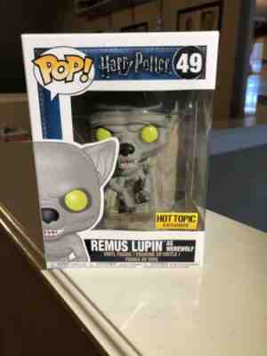 NIB Funko Pop Remus Lupin Werewolf Harry Potter Hot Topic Exclusive No. 49