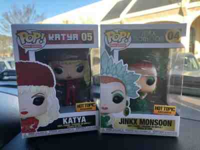 Funko POP! Katya #05 & Jinkx Monsoon #04 Hot Topic Exclusive Vinyl Figure