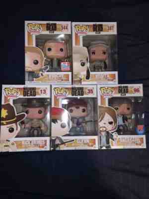 Funko Pop Walking Dead TWD Lot