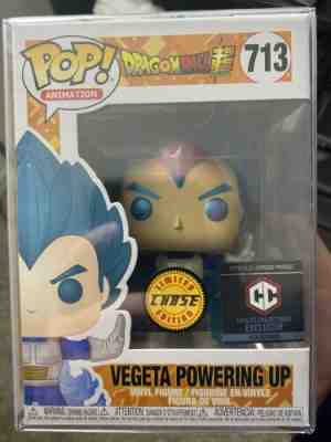 Vegeta Powering Up Funko POP Chase Metallic DBZ #713 Chalice Collectibles