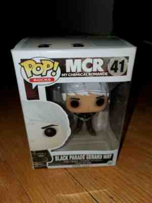 NIB New Funko Pop BLACK PARADE GERARD WAY My Chemical Romance MCR #41