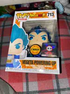 Vegeta Powering Up Funko POP Chase Metallic DBZ #713 Chalice Collectibles 