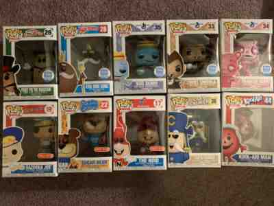 Funko Pop Ad Icon Lot Of 10