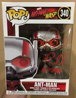 Paul Rudd Signed Autographed Marvel Ant-Man and the Wasp Funko Pop COA.