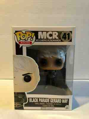 NIB New Funko Pop BLACK PARADE GERARD WAY My Chemical Romance MCR #41