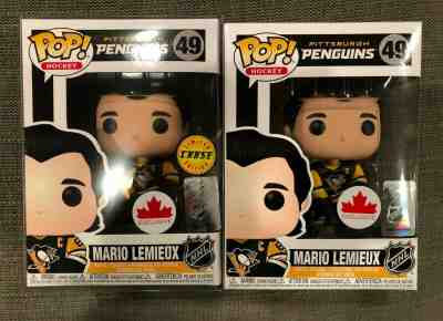 Funko Canadian Pop! #49 Hockey NHL Mario Lemieux Regular + Chase Canada