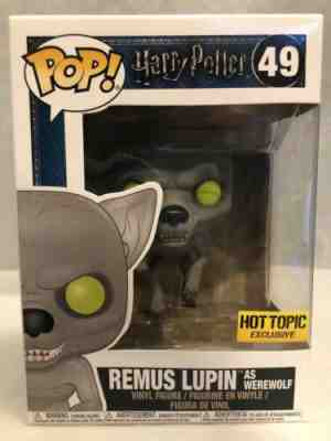 Remus Lupin As Werewolf 49 +Protector Harry Potter Funko Pop Hot Topic Exclusive