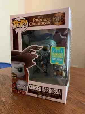 Funko Pop! Cursed Barbossa #208 Disney Pirates Of The Caribbean 2016 SDCC Exclus