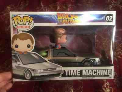 funko pop Rides back to the future time machine - Delorean