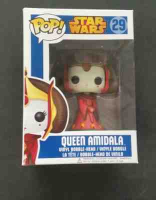 Star Wars Queen Amidala Funko Pop #29  vaulted RARE vinyl bobble head 