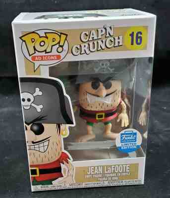 Funko Pop Ad Icons Cap'N Crunch Jean LaFoote #16 Funko Shop Limited Edition 