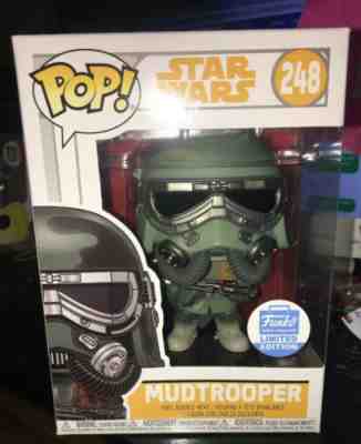 Funko POP! Star Wars Limited Edition Exclusive #248 Mudtrooper w/Protector 