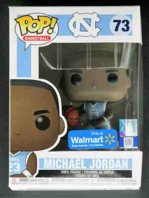 NEW Funko Pop Michael Jordan - UNC North Carolina (Walmart Exclusive) #73  - NM