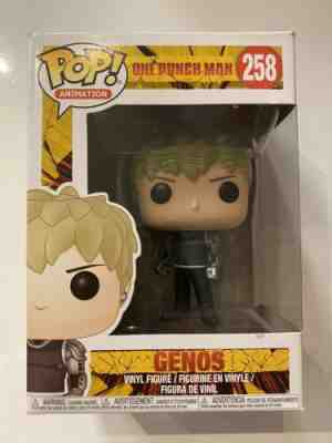 Funko Pop! Animation One Punch Man Genos #258 Vinyl Figure Vaulted NEW With Case